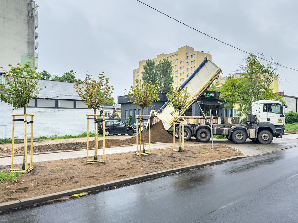 Łódź. Remont ul. Anczyca w Łodzi