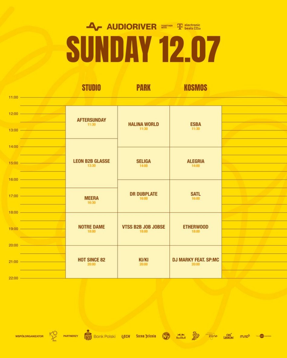 Łódź. Audioriver 2025 w Łodzi - niedziela, 13 lipca