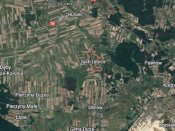 Łódź. Cieciułów, część wsi Jastrzębice