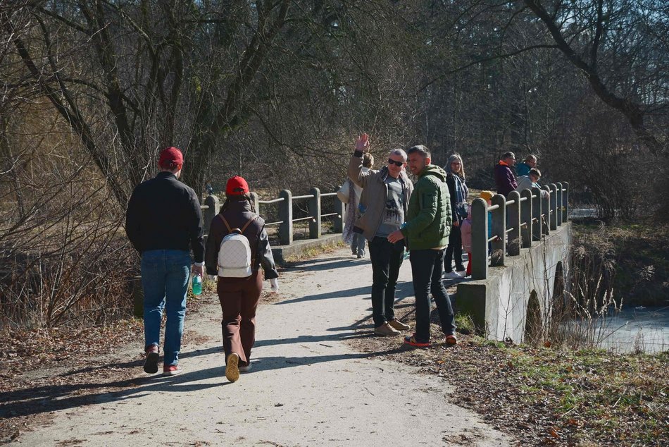 Tłumy w Parku Julianowskim w Łodzi