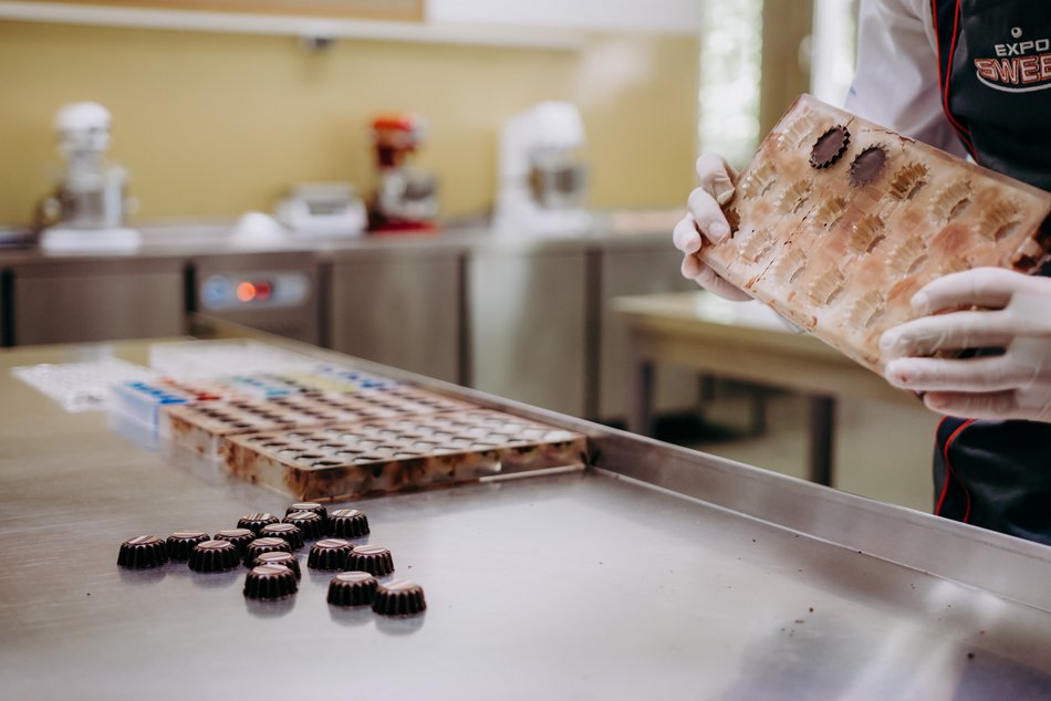 Praliny robione przez uczniów