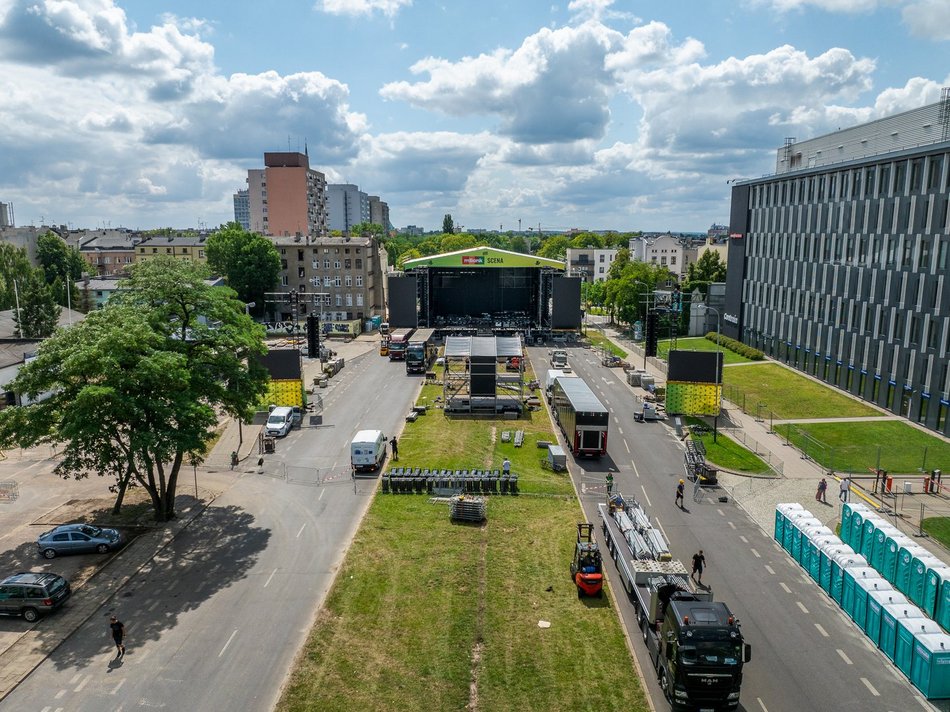 mBank scena główna w budowie