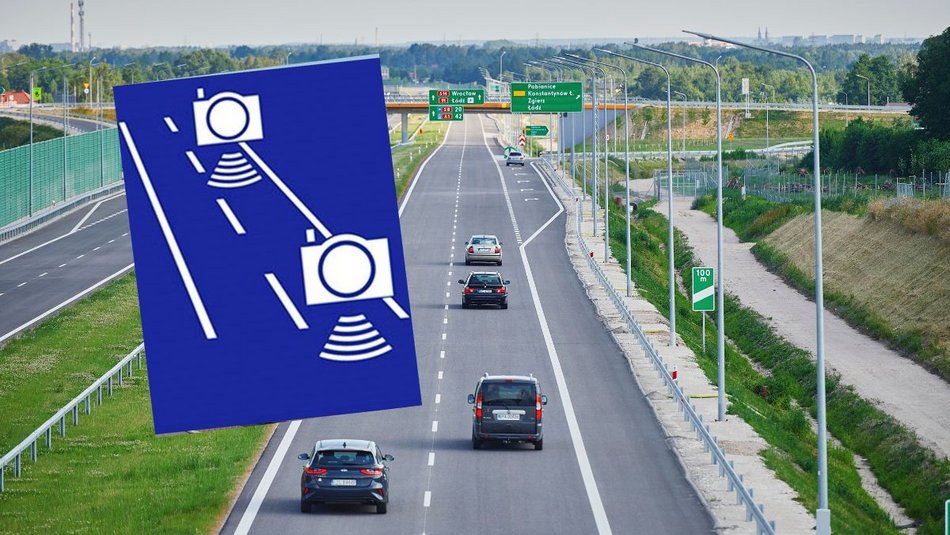 Najdłuższy odcinkowy pomiar prędkości w Łódzkiem. Ma ponad 5 kilometrów!