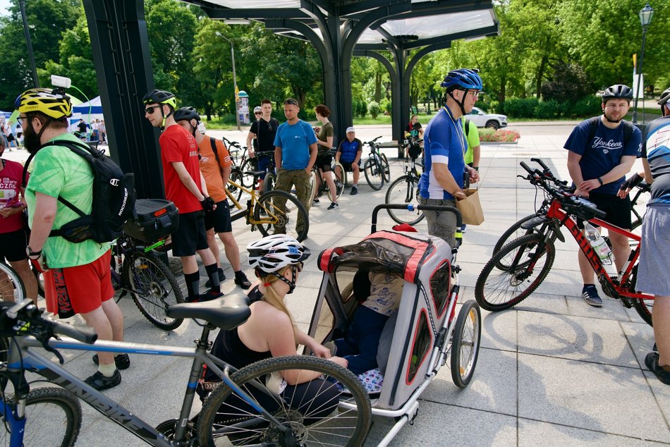 Pierwsza wycieczka rowerowa z Zieloną Łodzią w 2024 r.