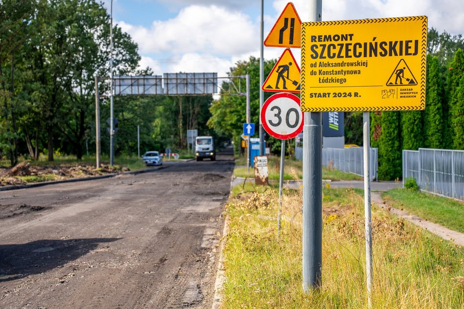 Remont na Szczecińskiej