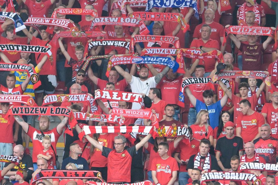 Kibice na meczu Widzewa Łódź kontra GKS Katowice. Byłeś/aś? Znajdź się w galerii