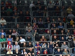 Łódź. Kibice na meczu PGE Budowlani Łódź