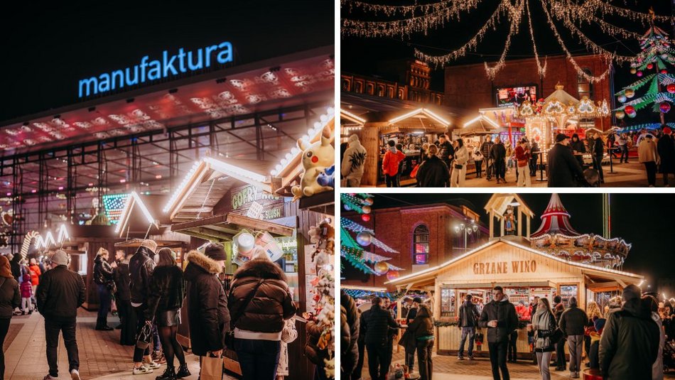 Łódź. Jarmark w Manufakturze w Łodzi tętni życiem. Tam poczujesz świąteczną atmosferę!