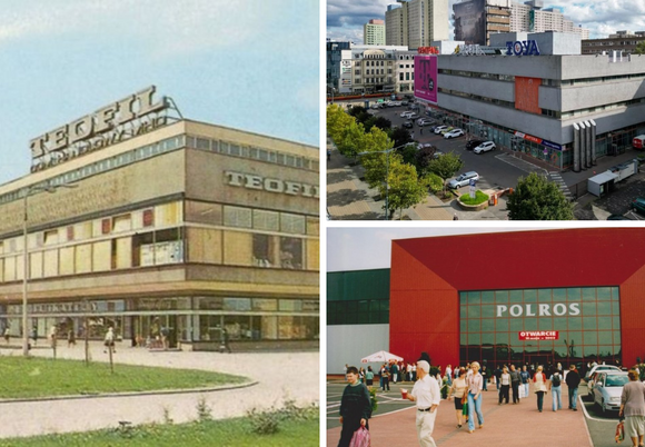 Łódź. Pierwsze domy i centra handlowe w Łodzi. Każdego dnia ściągały tłumy Łodzian!