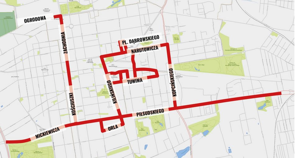 Szczyt OBWE - mapa możliwych utrudnień w ruchu