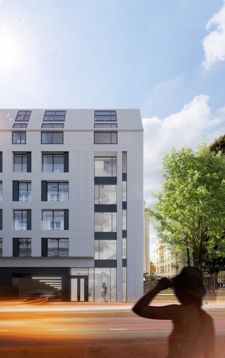 wizualizacja domu mieszkalnego