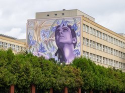 Nowy mural na mapie Łodzi! „Ciekawość” pojawiła się na kampusie Politechniki Łódzkiej