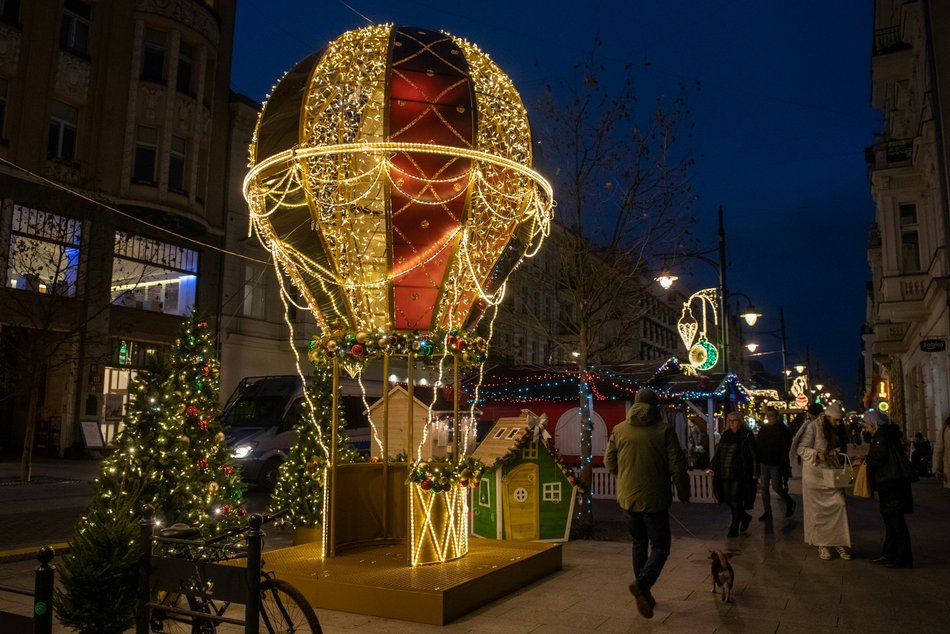 Iluminacja Piotrkowskiej 2022