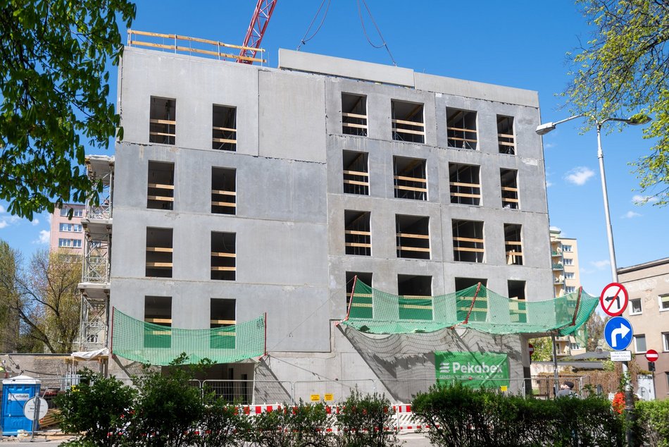 Łódź. Nowe mieszkania miejskie przy Młynarskiej w Łodzi rosną w oczach! Na jakim etapie są prace?