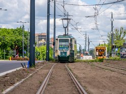 Tramwaj testowy MPK Łódź na Śmigłego-Rydza