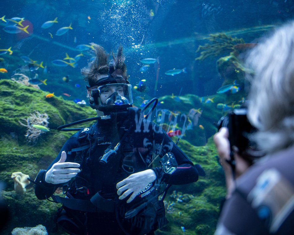 Łódź. Orientarium Zoo Łódź z kolejną wielką atrakcją. Wpadnij na środy z nurkowaniem!