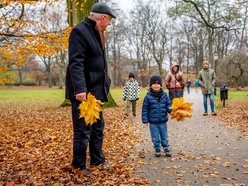 Łódź. Jesień w parku Źródliska
