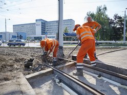 Najnowszy raport z remontu torowiska na rondzie Lotników Lwowskich