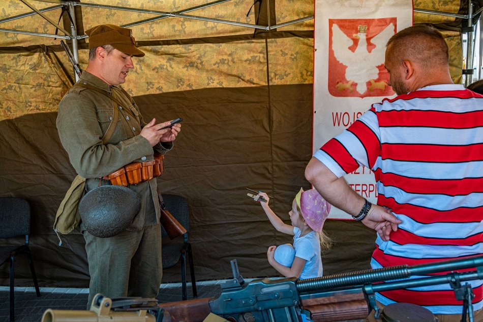 Piknik weterana w Manufakturze
