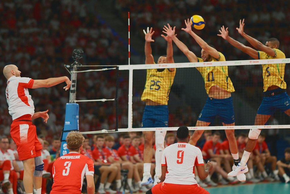 Łódź. Polska gra z Brazylią! Pełne trybuny w Atlas Arenie w Łodzi