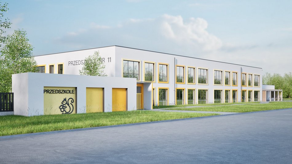 Łódź. Nowe przedszkole Brzozowy zakątek na Janowie