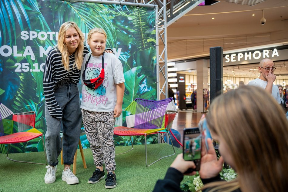 Łódź. Aleksandra Mirosław w Manufakturze. Złota medalistka olimpijska spotkała się z fanami