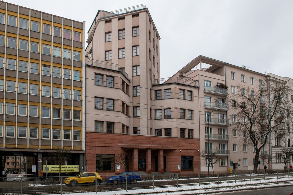 Modernistyczne budynki w Łodzi