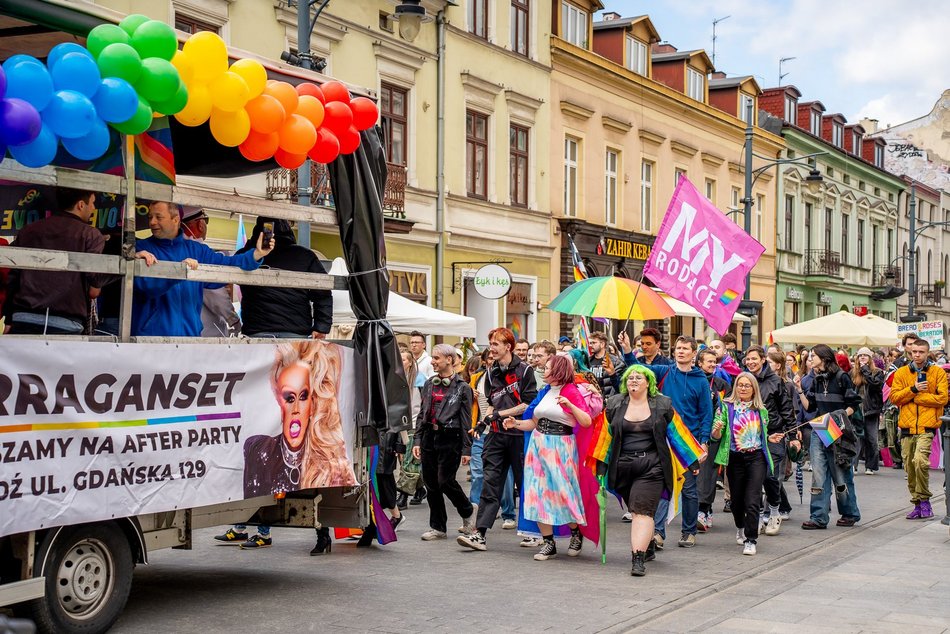 Łódź. Marsz Równości Łódź 2025 przeszedł ulicami miasta. Moc pozytywnej energii!