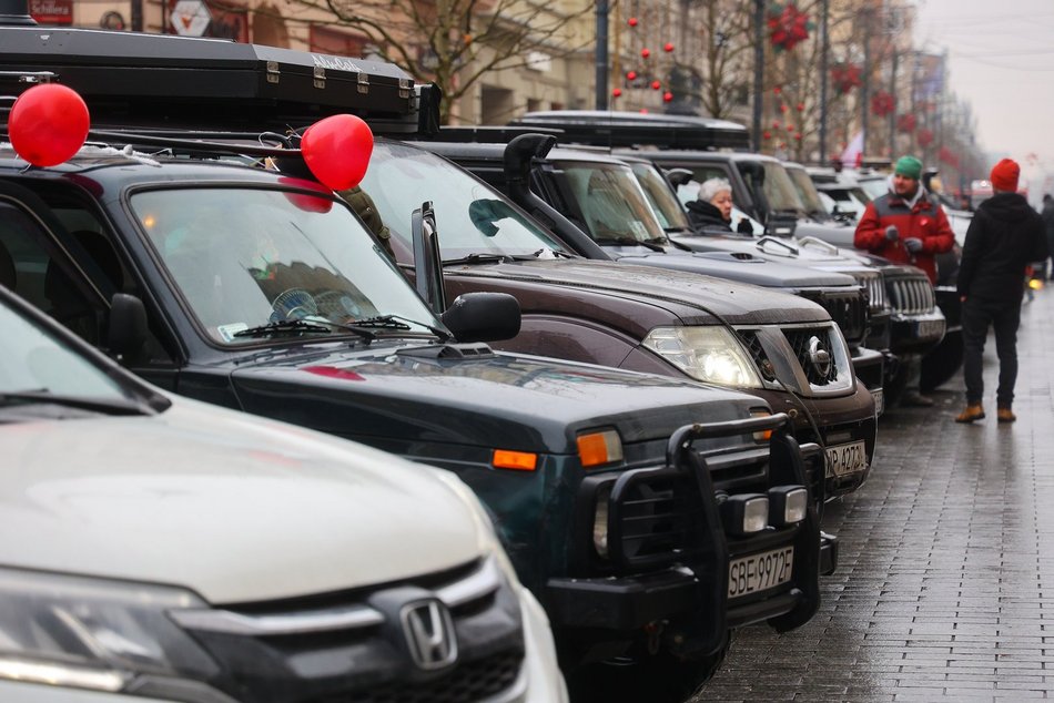 Łódź. WOŚP 2026 w Łodzi. Motoszarża po raz pierwszy opanowała Piotrkowską! [ZDJĘCIA]