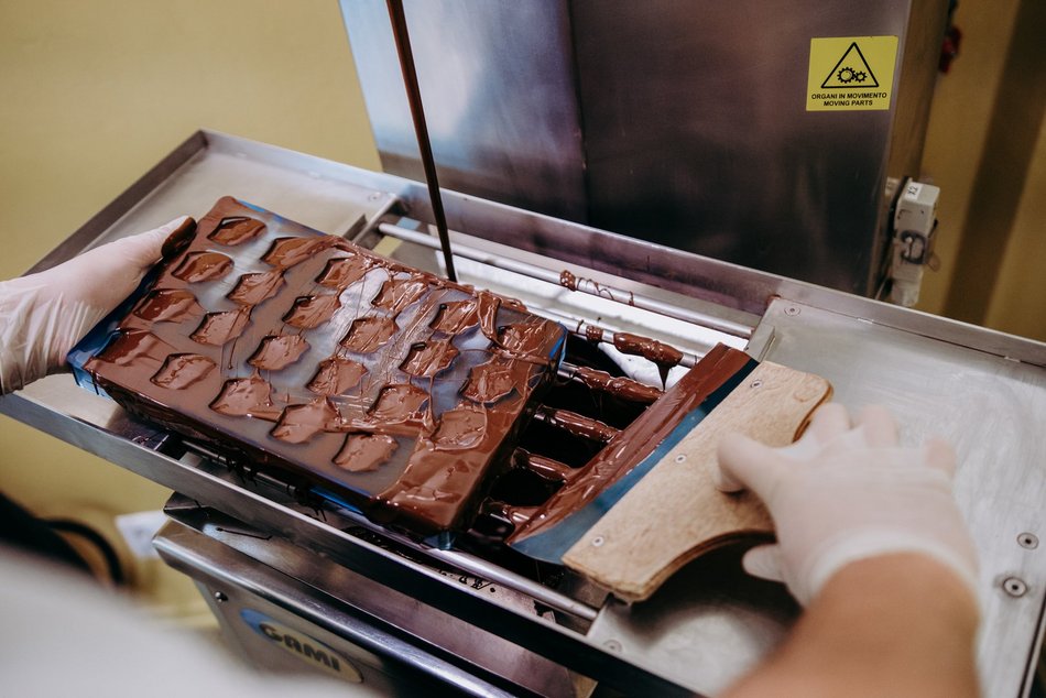 Praliny robione przez uczniów