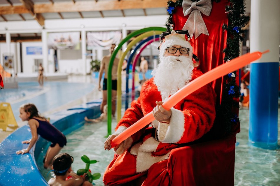 Aquapark Fala opanowały Mikołaje