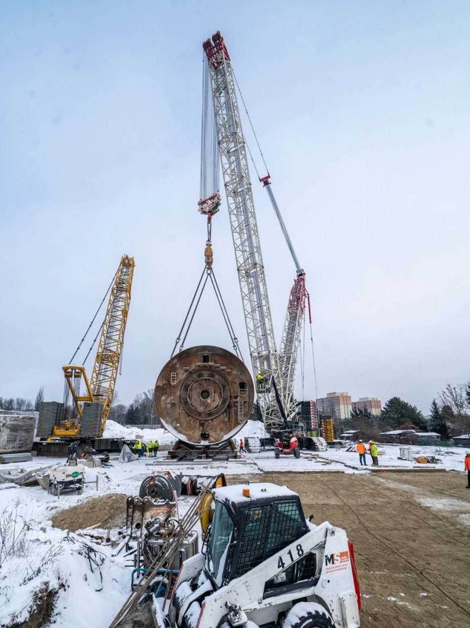 Tunel pod Łodzią. Tarcza Faustyna zmienia kierunek