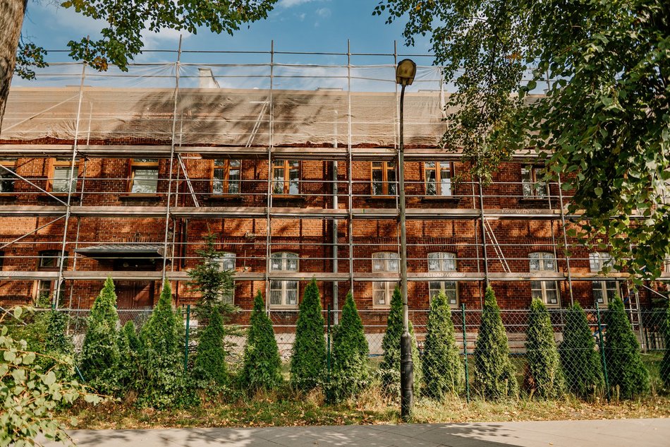 Ostatnie prace remontowe na Księżym Młynie