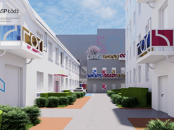 Łódź. Nowe artystyczne podwórko przy Piotrkowskiej. Strzemiński inspiracją dla detali