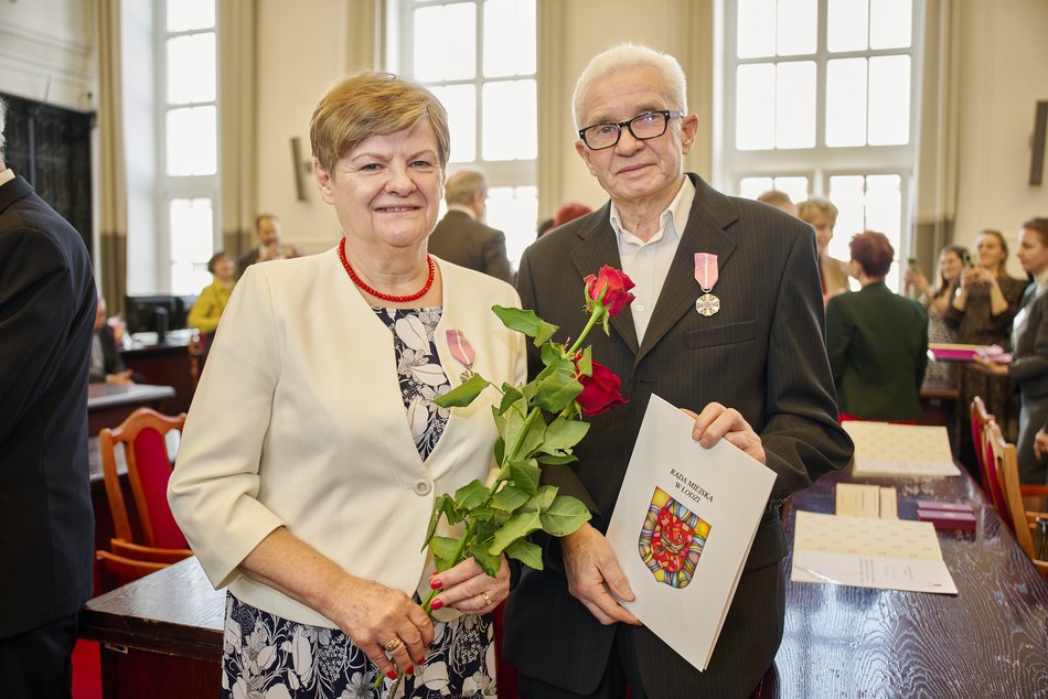 Małżeństwa z Łodzi uhonorowane medalami za wieloletnie pożycie