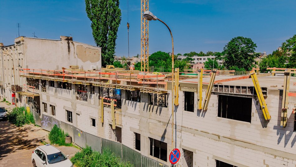 Łódź. Nowe mieszkania miejskie przy Skierniewickiej w Łodzi