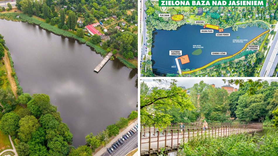 Łódź. Rewolucja nad Jasieniem w Łodzi. Powstaną plaża, plac zabaw, trasa biegowa i więcej