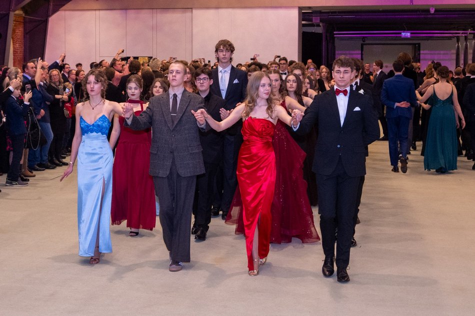 Łódź. Studniówka I LO w Łodzi