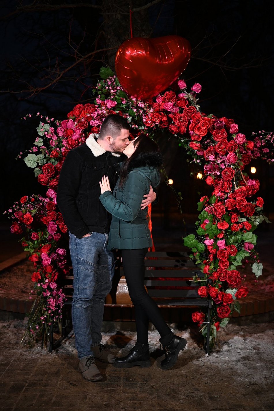 Łódź. Walentynki w Pasażu Rubinsteina w Łodzi. Aż czuć miłość w powietrzu!