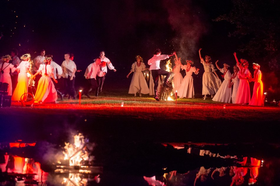Noc Świętojańska w Ogrodzie Botanicznym w Łodzi