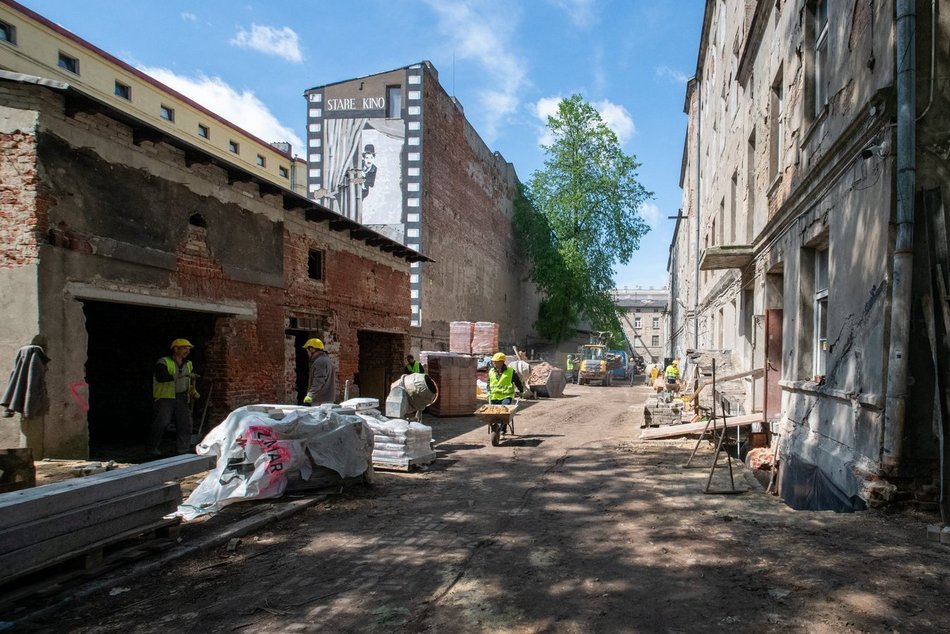 Remont kamienicy przy Piotrkowskiej 118