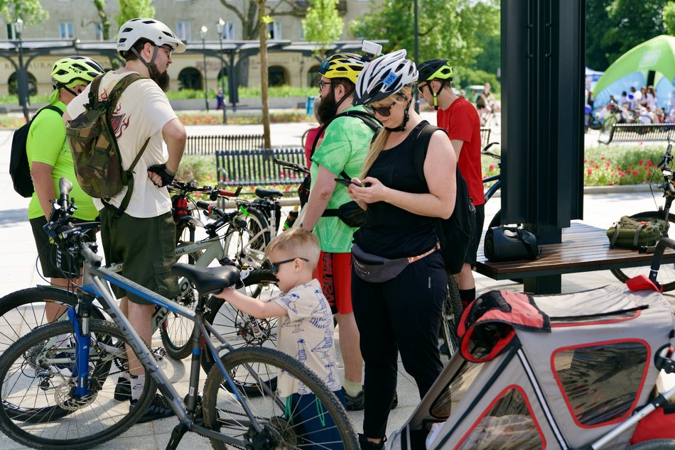 Pierwsza wycieczka rowerowa z Zieloną Łodzią w 2024 r.