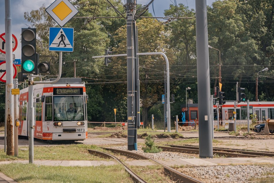 Torowiska na Aleksandrowskiej i Pabianickiej po remoncie