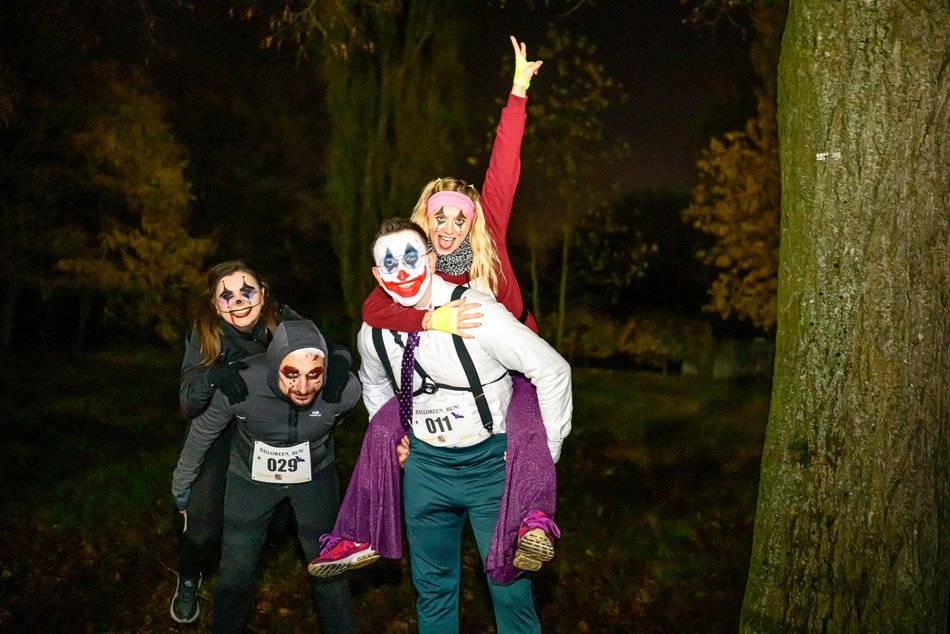 Łódź. Halloween Run w parku na Zdrowiu. Tak bawią się biegacze z Łodzi!