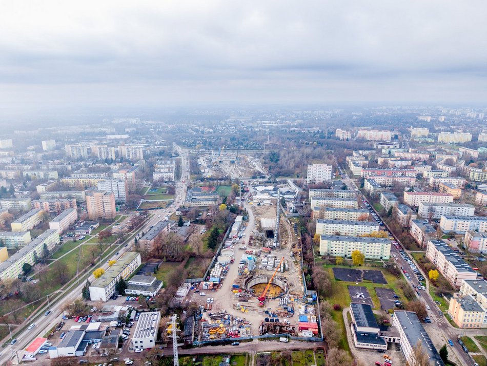 Tunel pod Łodzią. Budowa stacji Łódź Koziny nie zwalnia tempa