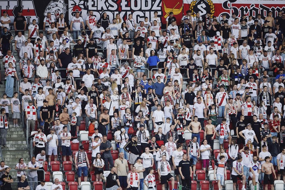 Kibice na meczu ŁKS Łódź z Górnikiem Łęczna. Byłeś/aś? Odszukaj się w galerii