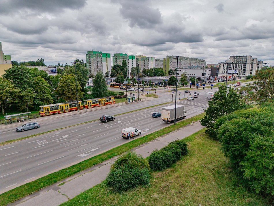 Łódź. Ulica Aleksandrowska w Łodzi przed remontem