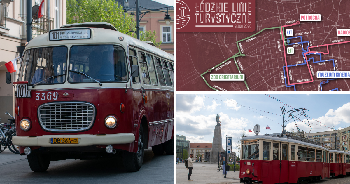 Zabytkowe tramwaje i autobusy MPK Łódź wracają na ulice na sezon 2026