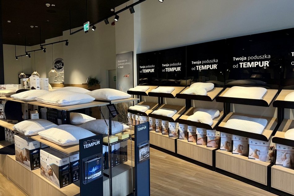 Nowy sklep TEMPUR w Manufakturze w Łodzi