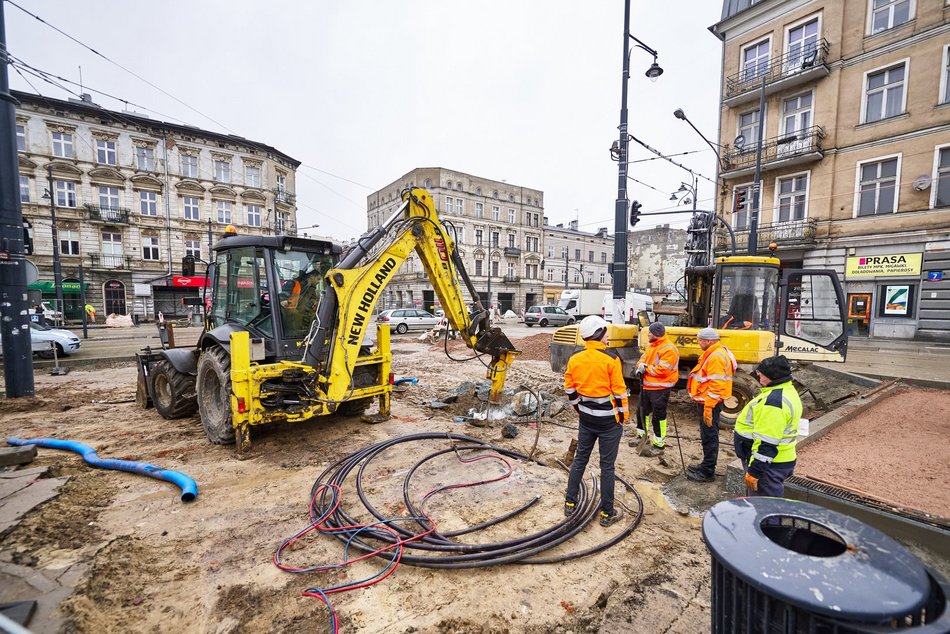 Tramwaje MPK Łódź na Zachodniej, przebudowa ul. Legionów